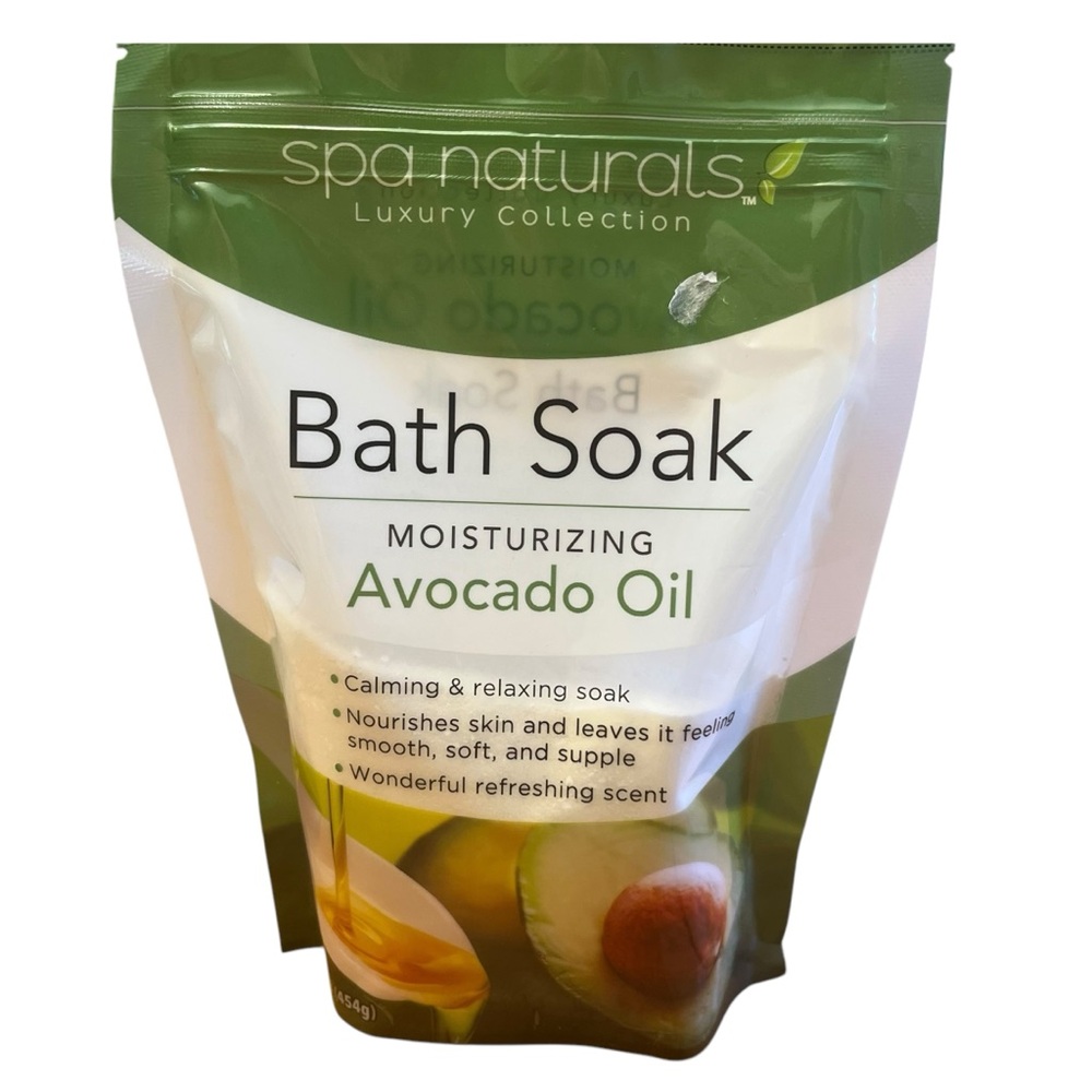 NWT - New Spa Naturals Bath Soak w/ Avocado Oil
